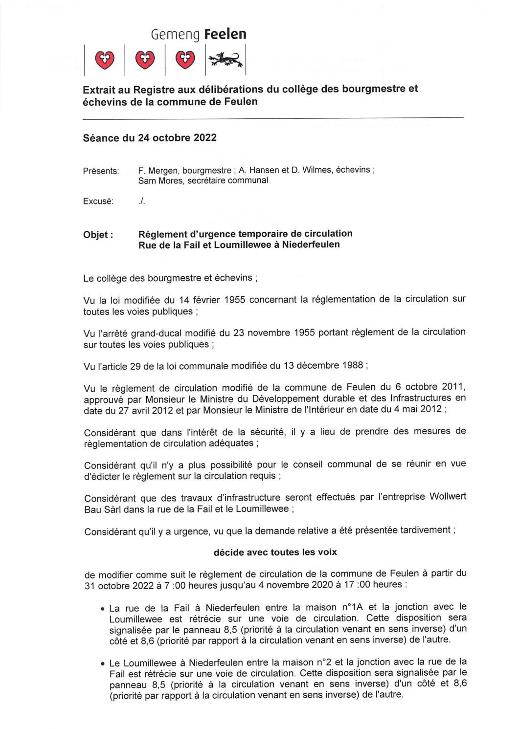 Règlement de circulation Rue de la Fail Loumillewee à NF 31.10.2022.pdf