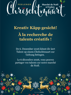 À la recherche de talents créatifs !