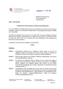 Décision concernant le dossier 2025-001738