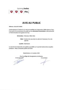 Demande d'autorisation - Gestion des eaux dans le cadre de l'extension d'un site agricole - EAU-AUT-25-0878