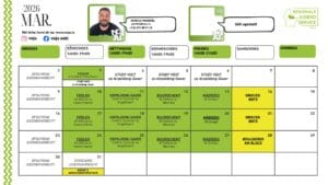 Nordstadjugend - Programme mars 2026