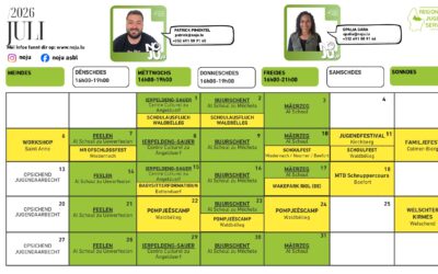 Nordstadjugend – Agenda Juli 2026