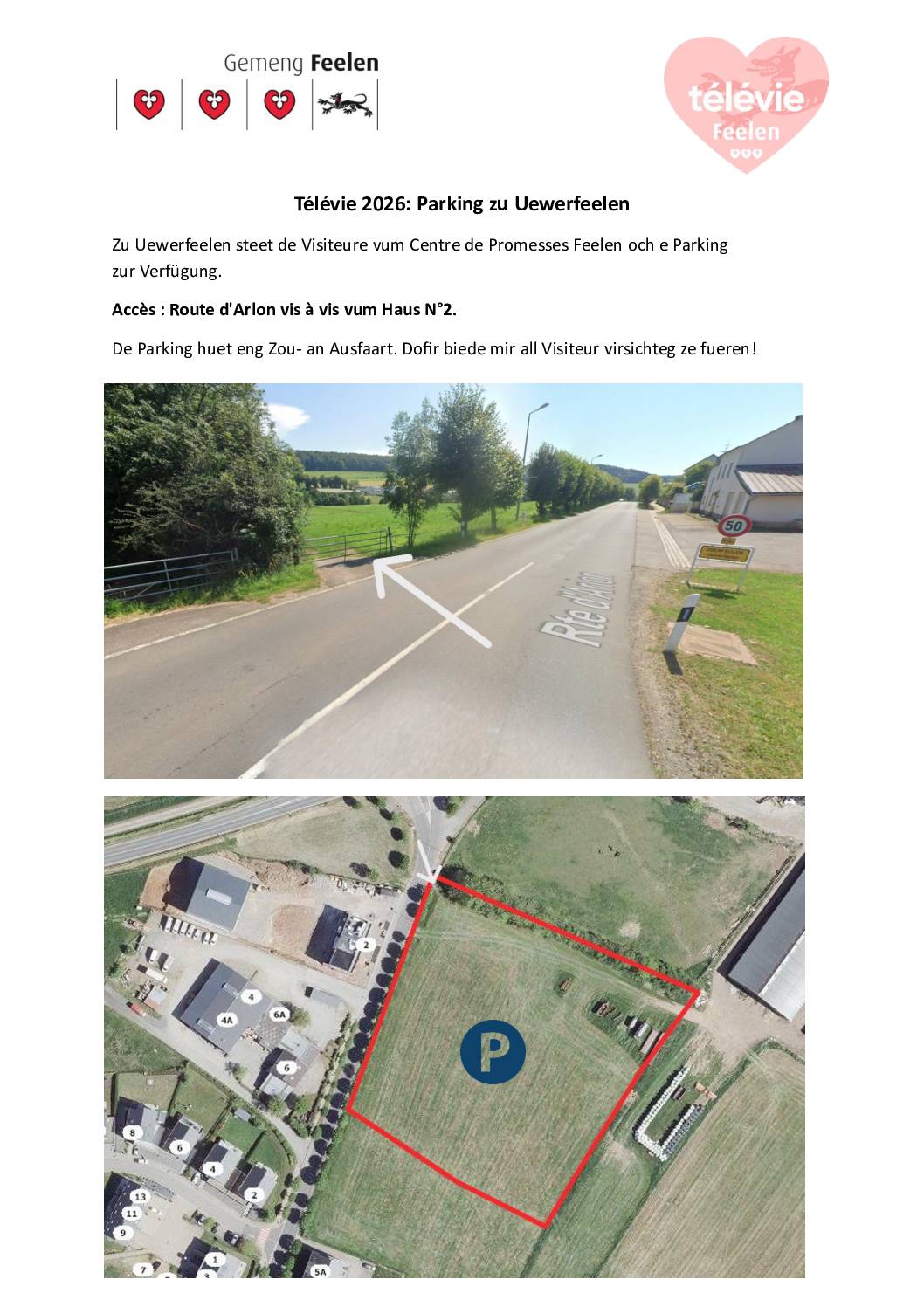 Télévie - Parking Oberfeulen