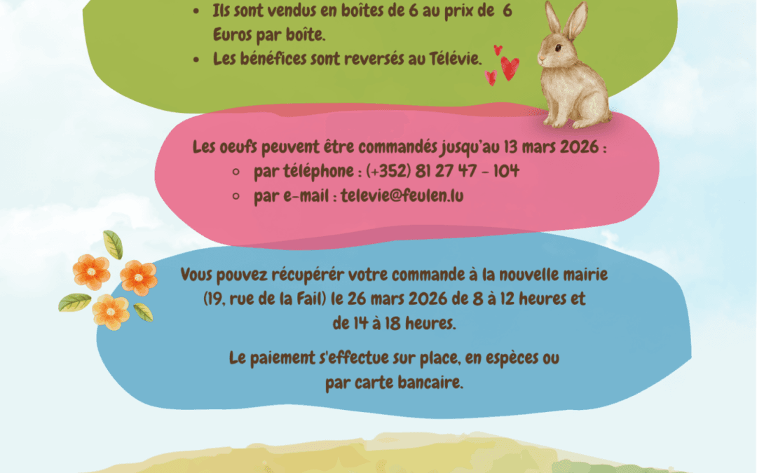 Oeufs de Pâques pour la bonne cause