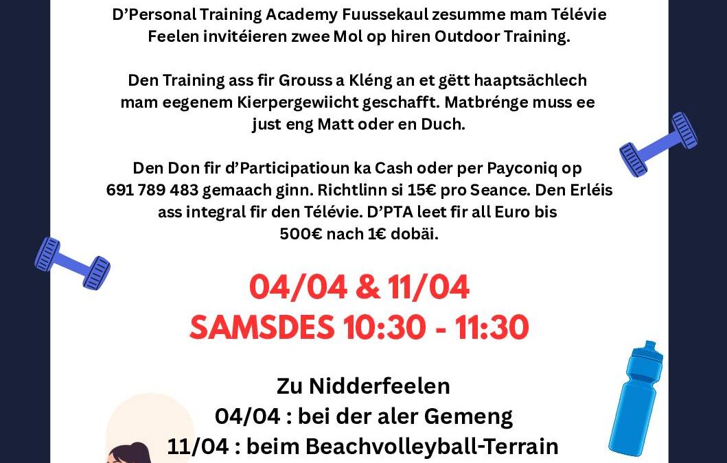 Outdoor Training Télévie