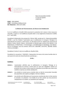 Autorisation Environnement – Décision concernant le dossier 2026-000305