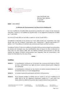 Autorisation Environnement – Décision concernant le dossier 2026-000502