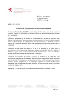 Autorisation Environnement - Décision concernant le dossier 2025-002894