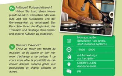 Percussions et chants – Nordstad Aktiv+
