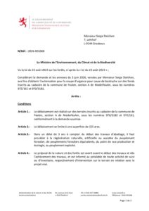 Autorisation environnement - Décision concernant le dossier 2026-001068