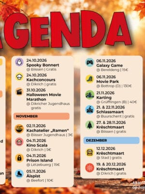 Nordstadjugend - Programme Automne 2026