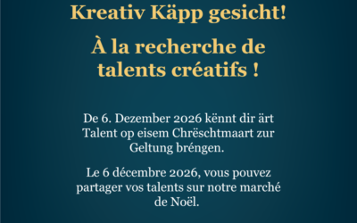 À la recherche de talents créatifs !