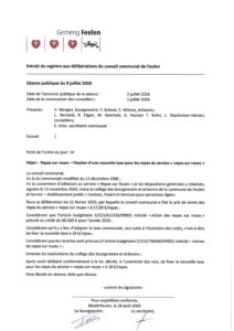 Règlement taxe - repas sur roues