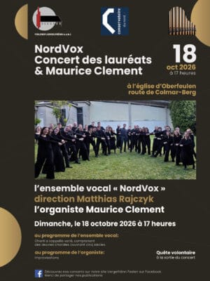 Concert d'orgue 18 octobre 2026